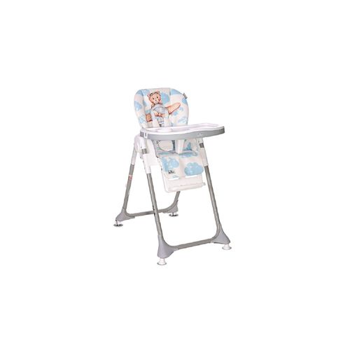 3800151993261 - Kinderhochstuhl Felicita faltbar verstellbar 5-Punkt-Gurt 2 Räder blau Bär