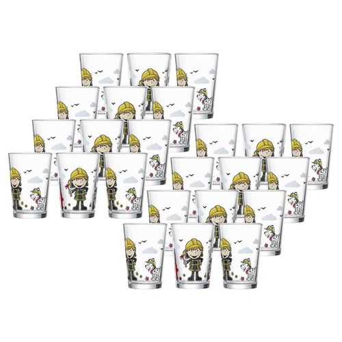 4053532157618 - Kindergläser Feuerwehrmann Bernie 205 ml 24er Set 4053532157618 - Kindergläser Feuerwehrmann Bernie 205 ml 24er Set