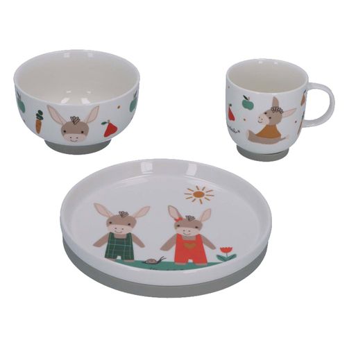 4066891033943 - Porzellan-Geschirrset EMMIS GARDEN 3-teilig