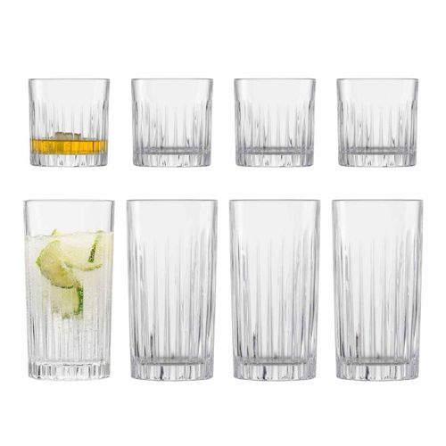 4001836023689 - SCHOTT ZWIESEL Longdrink- und Whiskey-Set Stage 8er-Set transparent