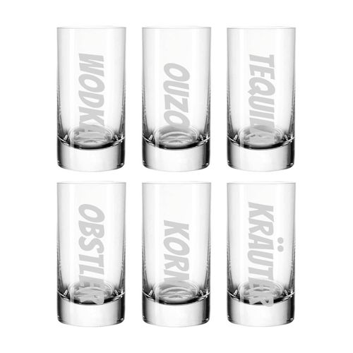 4262418972300 - LUXENTU Stamper Schnaps-Ensemble 55 ml 6er Set