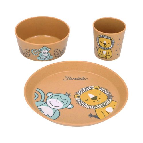 4066891094104 - Kindergeschirr Albert und Lio 3er Set