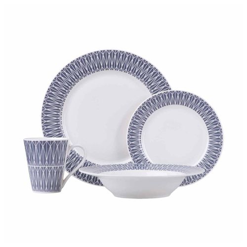 9315121830186 - MAXWELL & WILLIAMS Geschirr-Set 16-teilig blau