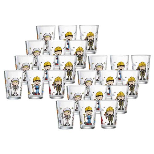 4053532157854 - Kindergläser Berufe Jungen 205 ml 24er Set 4053532157854 - Kindergläser Berufe Jungen 205 ml 24er Set