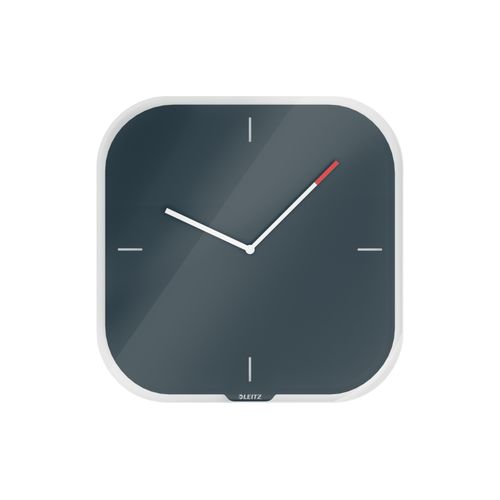 4002432125074 - Wanduhr Cosy 90170089 Glas 30x30cm grau 4002432125074 Leitz 4002432125074 - Wanduhr Cosy 90170089 Glas 30x30cm grau 4002432125074 Leitz