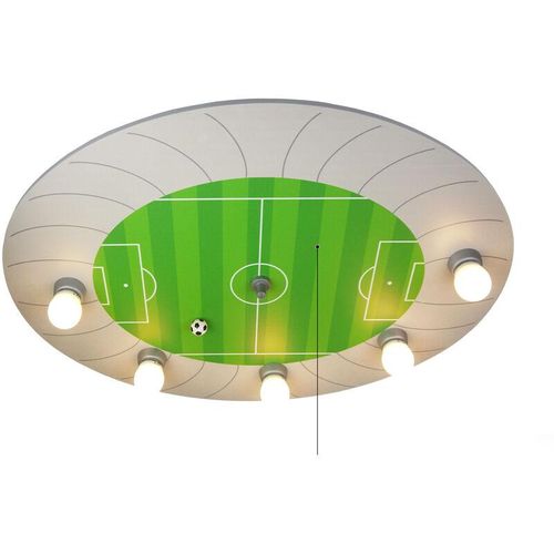 4036239106684 - Kinder Deckenleuchte Fußball-Stadion mit Zugschalter für LED-Schlummerlicht