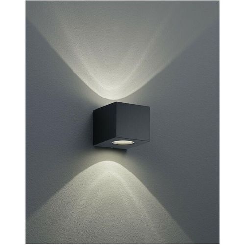 8055303602590 - Iperbriko - Biemission Außenwandleuchte Cordoba Led dimmbar IP44 Black Trio Lighting