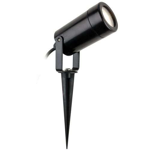 5036797153723 - Firstlight Products - Firstlight Tulsa Outdoor Wand & Spike Light Schwarz IP44 GU10