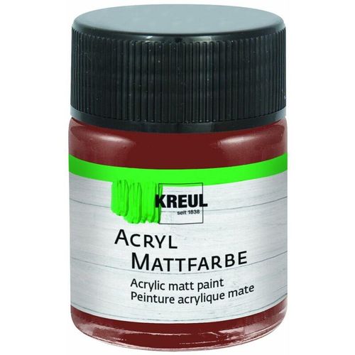 4000798755362 - Acryl Mattfarbe rehbraun 50 ml Künstlerfarben - Kreul