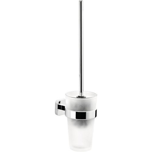 4042448455055 - tesa WC-Garnitur Elegaant Metall und Milchglas chrom