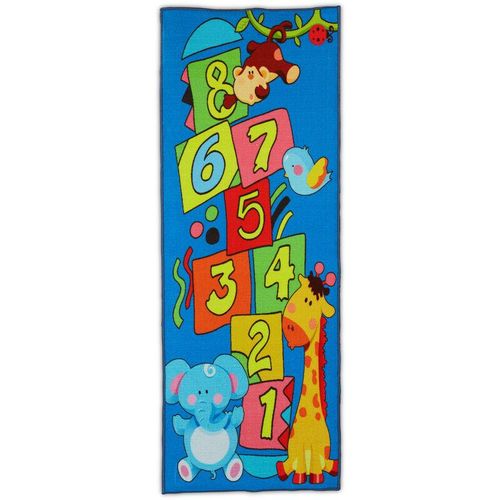 4052025473693 - Relaxdays - Kinderteppich Hüpfkästchen Spielteppich mit Tier-Motiv 179 x 67 cm Hüpfteppich für Himmel und Hölle bunt 4052025473693 - Relaxdays - Kinderteppich Hüpfkästchen Spielteppich mit Tier-Motiv 179 x 67 cm Hüpfteppich für Himmel und Hölle bunt