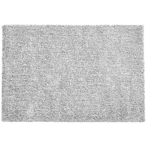 4260580925629 - Beliani - Teppich Grau Meliert Polyester 140 x 200 cm Rechteckig Hochflor Modern Maschinengetuftet Fußbodenheizung Geeignet Wohnzimmer Schlafzimmer