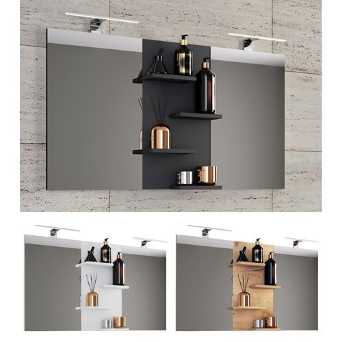 4051814409639 - Badspiegel Badspiegel rahmenlos Wandspiegel mit Ablagefächer modernes Design Maße ca 59 x 112 cm x T 12 Wandspiegel ¿ Budasi Gr 112 schwarz B112cm H59cm T12cm Holzwerkstoff Spiegel 4051814409639 - Badspiegel Badspiegel rahmenlos Wandspiegel mit Ablagefächer modernes Design Maße ca 59 x 112 cm x T 12 Wandspiegel ¿ Budasi Gr 112 schwarz B112cm H59cm T12cm Holzwerkstoff Spiegel