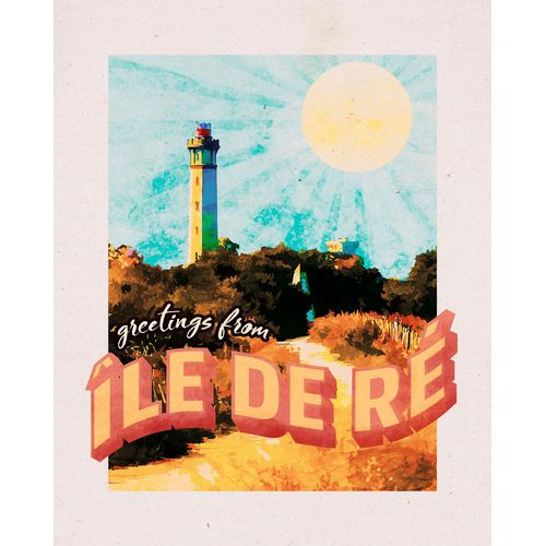4055065176722 - Wandbild »Vintage Travel ?le de Ré« (1 St) Deutsches Premium-Poster Fotopapier mit seidenmatter Oberfläche und hoher Lichtbeständigkeit Für fotorealistische Drucke mit gestochen scharfen Details und hervorragender Farbbrillanz