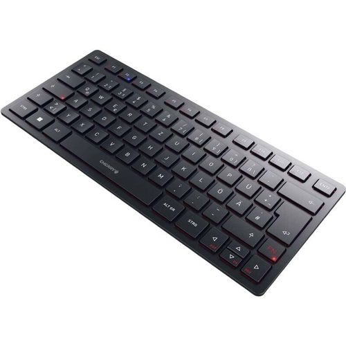 4025112099809 - CHERRY KW 9200 MINI USB Funk Bluetooth® Tastatur Deutsch QWERTZ Schwarz Abnehmbares Kabel