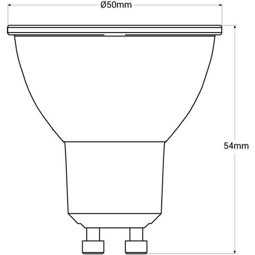 8435427114528 - Barcelona Led - LED-Lampe GU10 6W Kristall - 800lm - PAR16 - 36° - LED-Lampe GU10 6W Kristall - 800lm - PAR16 - 36 Lichtfarbe Neutralweiß