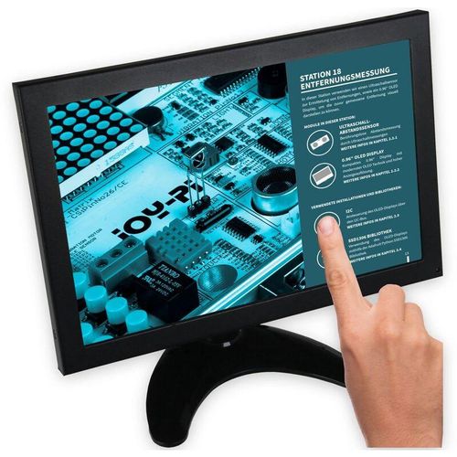 4250236815633 - Joy-it RB-LCD10-2 Touchscreen-Monitor EEK A (A - G) 254 cm (10 Zoll) 1280 x 800 Pixel HDMI® USB VGA BNC AV IPS LCD