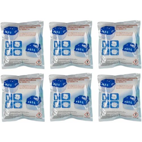 4250407392826 - Buri - 6er Pack Luftentfeuchter Nachfüllbeutel 450g Granulat Raumentfeuchter Nachfüller