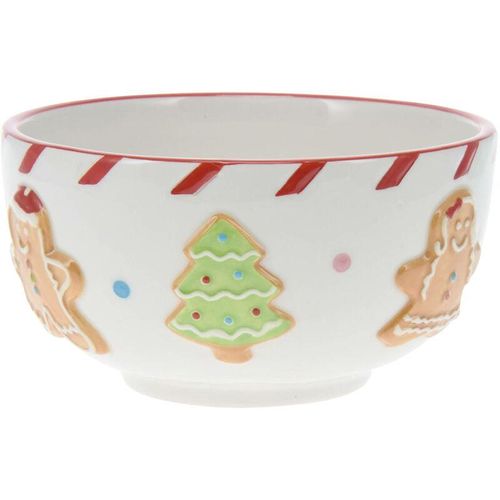8720573820295 - Home Styling - Schale mit Weihnachtsmuster gingerbread 14 cm 8720573820295 - Home Styling - Schale mit Weihnachtsmuster gingerbread 14 cm