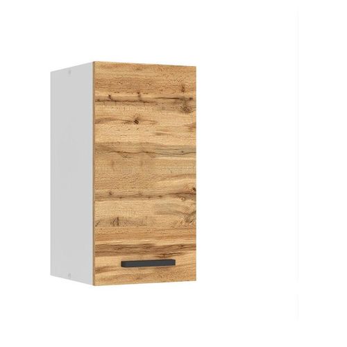 5904316248574 - Hängeschrank Küche Küchenschränke sg Breite 30 cm Oberschrank mit 1 Tür Küchenhängeschränke Wandschrank Hängend Wotan-Eiche - Belini