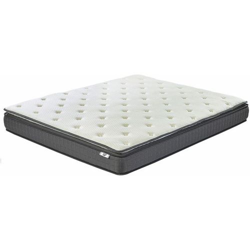 4251682250115 - Beliani - Doppelter Schaum Memory Foam Matratze 140 x 200 cm Bambusbezug Viskoelastisch Hard Härtegrad Schlafzimmer