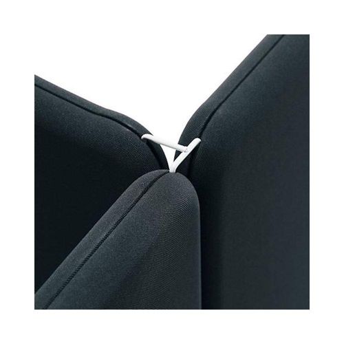 7332835660320 - Verbindungselement für Akustik-Trennwandsystem Softline HxB 50 x 4 mm 3-Wege grau kaiserkraft