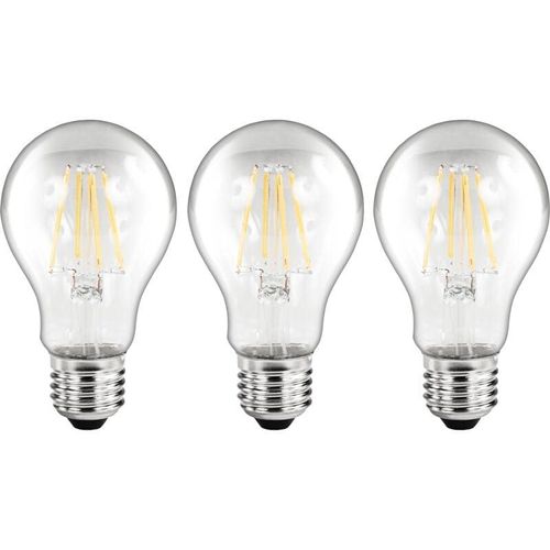 4250967316324 - Mcshine - led Filament Set 3x Glühlampe E27 6W 810lm warmweiß klar