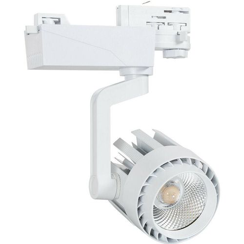 8445044096961 - Ledkia - LED-Strahler Dora 30W Weiß für 3-Phasenstromschienen Warmes Weiß 2700K 36º