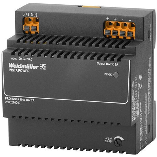 4050118591002 - Weidmuller - Weidmüller pro insta 96W 48V 2A Schaltnetzgerät 48 v dc 2 a 96 w Inhalt 1 St