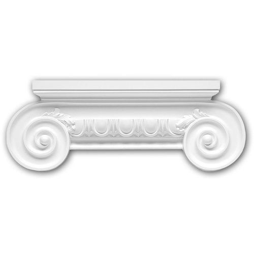 4250691775411 - Decor - Pilaster Kapitell profhome 121006 Zierelement Ionischer Stil weiß - weiß