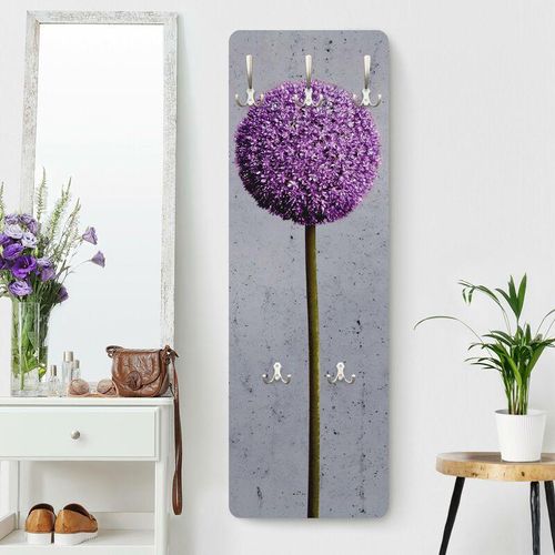 4055957111879 - Micasia - Garderobe Blumen - Allium Kugel Blüten Größe HxB 119cm x 39cm