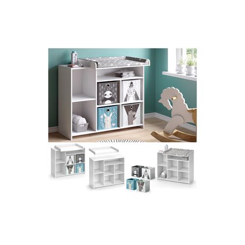 4066731052219 - Wickelkommode Babykommode Wickeltisch Oskar Simple Weiß Kinder-Faltboxen 4066731052219 - Wickelkommode Babykommode Wickeltisch Oskar Simple Weiß Kinder-Faltboxen