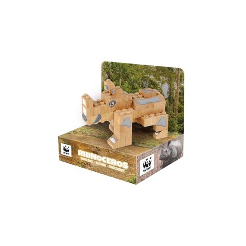 3760200288826 - Wooden Rhino Holzbausteine Klemmbausteine aus Buchenholz