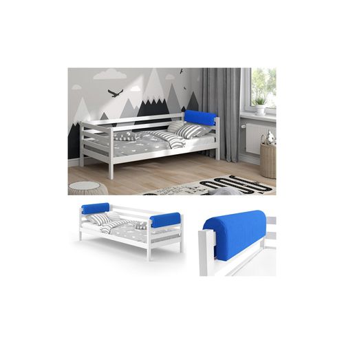 4251421951891 - Vitalispa Bettkantenschutz Bettumrandung Kinderbett Kantenschutz blau Babybett
