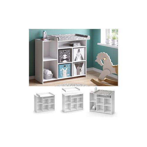 4066731040650 - Wickelkommode Babykommode Wickelregal Oskar Simple Weiß Wickeltisch Fächer 4066731040650 - Wickelkommode Babykommode Wickelregal Oskar Simple Weiß Wickeltisch Fächer