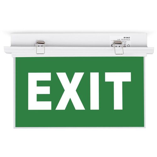 8435427153336 - Barcelona Led - Permanente Notleuchte mit Exit-Schild - Unterputz