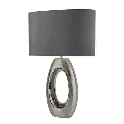 5053423128061 - Artisan - 1 Leuchttischlampe Chrom Grau E27 - Searchlight