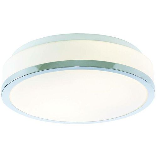 5013874395528 - Eglo - Searchlight Discs - Badezimmer Flush 2 Lichtdecke Chrom Opal IP44 E27