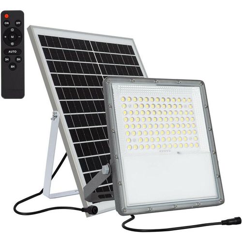 8445044054626 - Ledkia - LED-Flutlichtstrahler Solar 20W 100lm W ip 65 mit Fernbedienung Kaltes Weiß 6000K - 6500K 60º44 mm