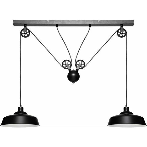 3560237548548 - Atmosphera - Hängeleuchte ezio Metall schwarz h 60 cm