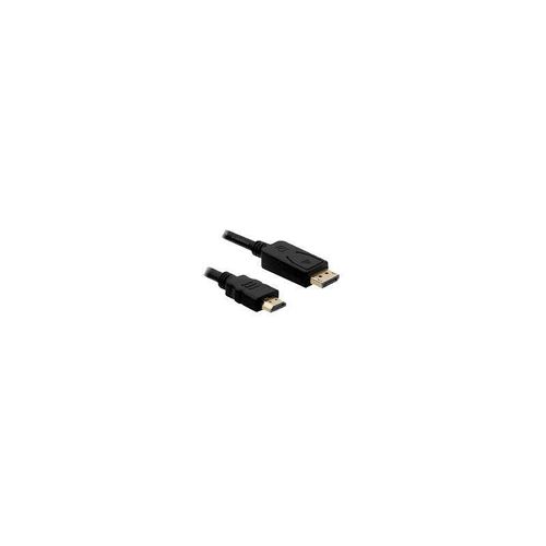 4043619825875 - DELOCK 82587 - DisplayPort 11 Stecker auf HDMI A Stecker 2 m schwarz