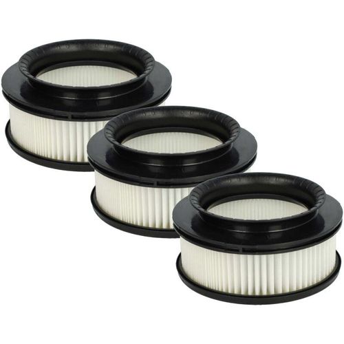 4068201318047 - Vhbw - 3x Vormotorfilter kompatibel mit Rowenta X-Force Flex RH9889WO 4Q0 RH9890WO 4Q0 Staubsauger - Motorschutzfilter Abwaschbar