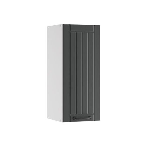 4066731055326 - Hängeschrank Küchenschrank Küchenmöbel Fame-Line Landhaus Weiß Anthrazit 30 cm modern