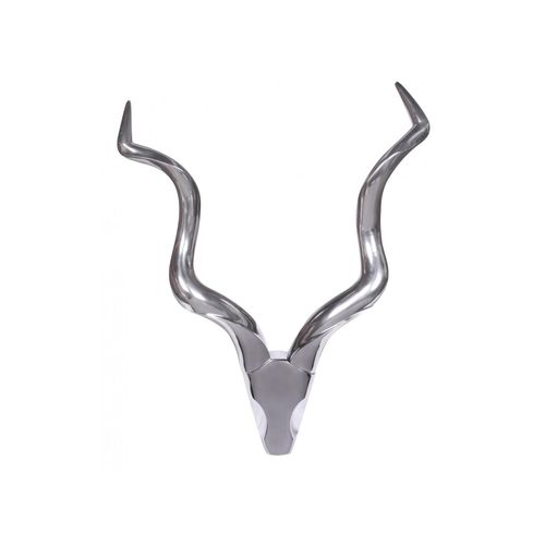 4251745764375 - Wanddekoration Hirschgeweih in Silber modernes Design aus poliertem Aluminium 80x110 cm handgefertigt und einzigartig 4251745764375 - Wanddekoration Hirschgeweih in Silber modernes Design aus poliertem Aluminium 80x110 cm handgefertigt und einzigartig