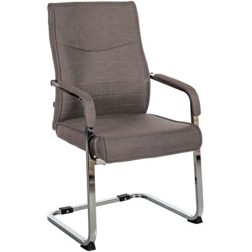 4251563402770 - Freischwinger Besucherstuhl Hobart I Stoff- oder Kunstlederbezug Chromgestell und Gepolsterte Armlehnen I Ergonomischer Schwingstuhl 4251563402770 - Freischwinger Besucherstuhl Hobart I Stoff- oder Kunstlederbezug Chromgestell und Gepolsterte Armlehnen I Ergonomischer Schwingstuhl