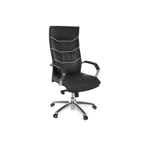 4251745763682 - XXL Chefsessel Kanzas Echtleder Soft-Air Formpolster verchromte Armlehnen Aluminium-Fußkreuz 5-Punkt Mechanik 4251745763682 - XXL Chefsessel Kanzas Echtleder Soft-Air Formpolster verchromte Armlehnen Aluminium-Fußkreuz 5-Punkt Mechanik