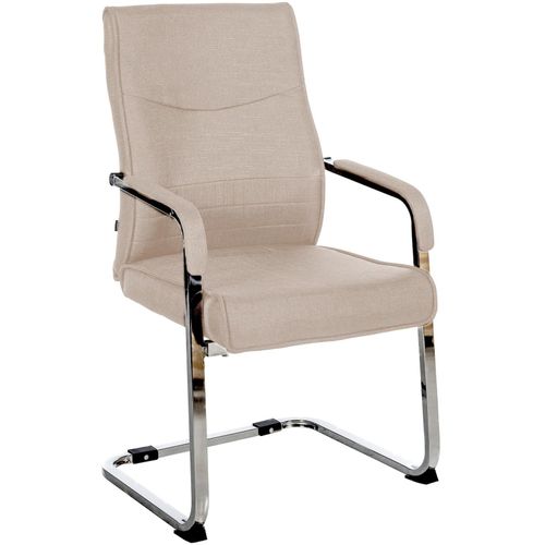 4251563402732 - Freischwinger Besucherstuhl Hobart I Stoff- oder Kunstlederbezug Chromgestell und Gepolsterte Armlehnen I Ergonomischer Schwingstuhl 4251563402732 - Freischwinger Besucherstuhl Hobart I Stoff- oder Kunstlederbezug Chromgestell und Gepolsterte Armlehnen I Ergonomischer Schwingstuhl
