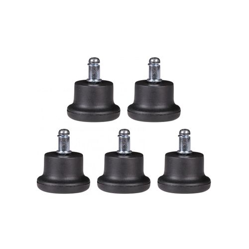 4251745764153 - Bürostuhl Gleiterset Hochabriebfest 55 mm Höhe 100% Polyurethan Schwarz für verschiedene Bodenbeläge 4251745764153 - Bürostuhl Gleiterset Hochabriebfest 55 mm Höhe 100% Polyurethan Schwarz für verschiedene Bodenbeläge
