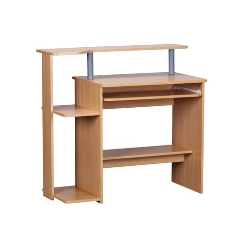 4251745758503 - Computertisch ELBTRAUM Intelligenter Tastaturauszug Großzügige Arbeitsfläche Sonoma-Farbe Langlebig und Pflegeleicht 4251745758503 - Computertisch ELBTRAUM Intelligenter Tastaturauszug Großzügige Arbeitsfläche Sonoma-Farbe Langlebig und Pflegeleicht