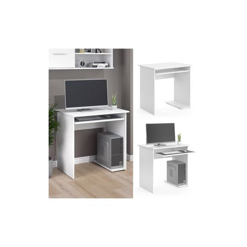 4251421952027 - Schreibtisch Bürotisch Arbeitstisch Nick weiß Computertisch Laptoptisch 4251421952027 - Schreibtisch Bürotisch Arbeitstisch Nick weiß Computertisch Laptoptisch